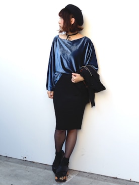 「ＡＮＤＪ（アンドジェイ）のアイテム」を使った、harunaさん（レディース・156cm）の秋コーディネート