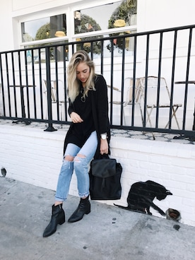 「The Fifth Label（ザ・フィフス・レーベル）のアイテム」を使った、emmyさん（レディース・170cm）の冬コーディネート