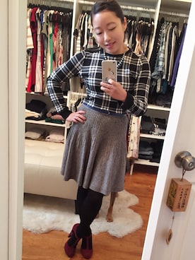 「WINTER STYLE」｜「アイテム（スカート）」を使った、breath0airさん（レディース・150cm）の冬コーディネート