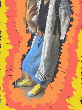 「SpRay（スプレイ）のアイテム（その他アウター）」を使った、くまこさん（レディース・156cm）の夏コーディネート