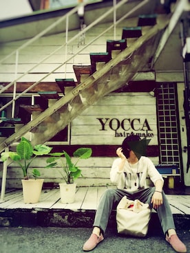 「エコバッグ」｜SaMuRai-popさん（メンズ・173cm・10代）の秋コーディネート