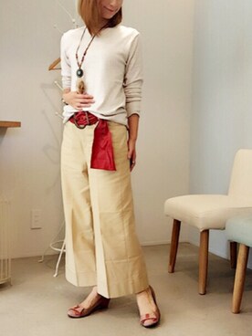 「紅葉コーデ」｜「アイテム（その他）」を使った、kotoeさん（レディース・155cm）の秋コーディネート