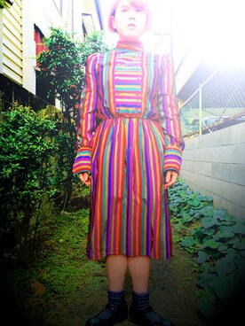 「model」｜ayshaさん（レディース・153cm）の冬コーディネート