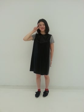 「SHE THROUGH SEA（シースルーシー）のアイテム」を使った、mskさん（レディース・160cm）の秋コーディネート