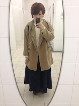 「トイレから失礼しやす」｜「アイテム（ブーツ）」を使った、KばHるさん（レディース・164cm）の秋コーディネート