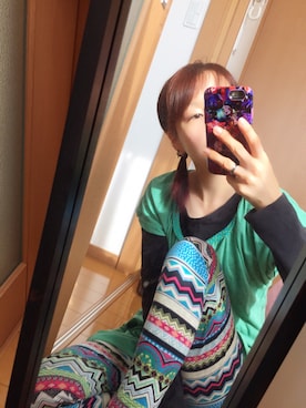 「アイテム（チュニック）」を使った、POCO A COPO˖*೨̣̥さん（レディース・154cm・20代）の秋コーディネート