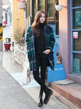 「アイテム（ダウンジャケット/コート）」を使った、GIRLS RULEさん（レディース・165cm・10代）の冬コーディネート