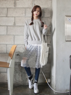 「アイテム（ワンピース/ドレス）」を使った、GIRLS RULEさん（レディース・165cm・10代）の冬コーディネート