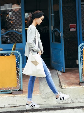 「エコバッグ」｜GIRLS RULEさん（レディース・165cm）の春コーディネート