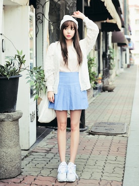 「アイテム（ブルゾン）」を使った、GIRLS RULEさん（レディース・160cm・10代）の春コーディネート