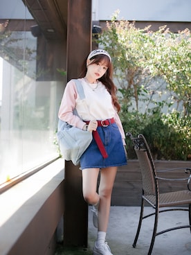 「GIRLSRULEのアイテム」を使った、GIRLS RULEさん（レディース・160cm）の秋コーディネート