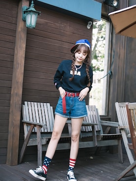 「GIRLSRULEのアイテム」を使った、GIRLS RULEさん（レディース・160cm）の秋コーディネート