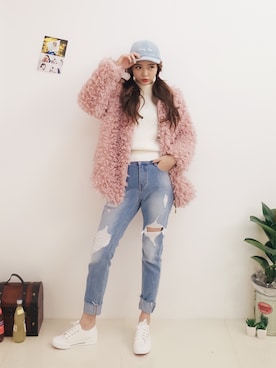 「GIRLSRULEのアイテム」を使った、GIRLS RULEさん（レディース・165cm）の冬コーディネート