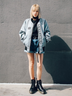 「 デニム」｜GIRLS RULEさん（レディース・165cm）の春コーディネート