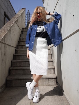 「GIRLSRULEのアイテム」を使った、GIRLS RULEさん（レディース・165cm）の春コーディネート