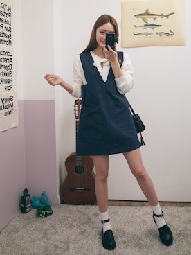 「GIRLSRULEのアイテム」を使った、GIRLS RULEさん（レディース・165cm）の春コーディネート