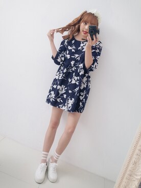 「GIRLSRULEのアイテム」を使った、GIRLS RULEさん（レディース・165cm）の春コーディネート