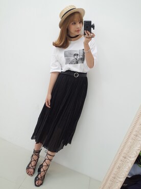 「GIRLSRULEのアイテム」を使った、GIRLS RULEさん（レディース・165cm）の夏コーディネート