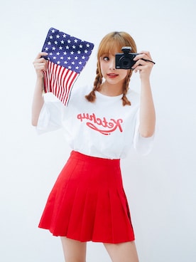 「GIRLSRULEのアイテム」を使った、GIRLS RULEさん（レディース・165cm）の夏コーディネート