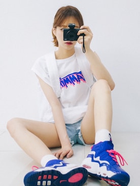 「GIRLSRULEのアイテム」を使った、GIRLS RULEさん（レディース・165cm）の夏コーディネート