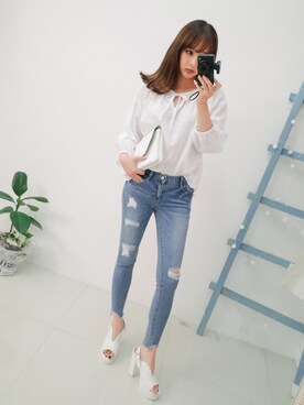 「GIRLSRULEのアイテム」を使った、GIRLS RULEさん（レディース・165cm）の夏コーディネート