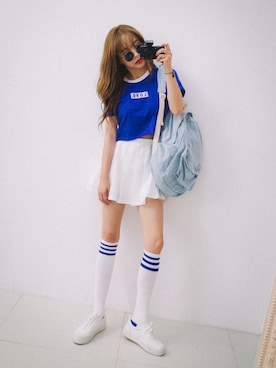 「 ootd」｜GIRLS RULEさん（レディース・165cm）の夏コーディネート