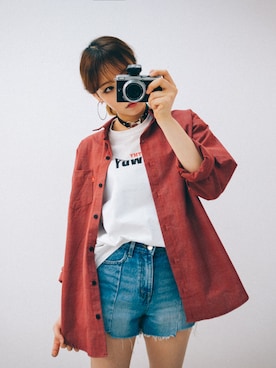 「GIRLSRULEのアイテム」を使った、GIRLS RULEさん（レディース・165cm）の夏コーディネート