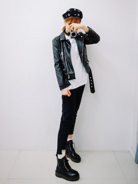 「GIRLSRULEのアイテム」を使った、GIRLS RULEさん（レディース・165cm）の夏コーディネート