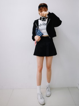 「GIRLSRULEのアイテム」を使った、GIRLS RULEさん（レディース・165cm）の夏コーディネート