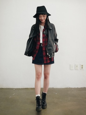 「GIRLSRULEのアイテム」を使った、GIRLS RULEさん（レディース・165cm）の夏コーディネート