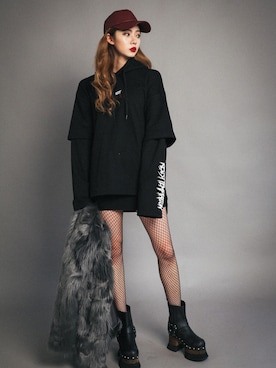 「レタリング」｜GIRLS RULEさん（レディース・165cm）の秋コーディネート