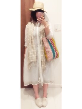 natsuさん（レディース・158cm）の夏コーディネート