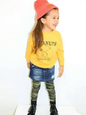 ANAP KIDS Officialさん（キッズ・105cm）の秋コーディネート
