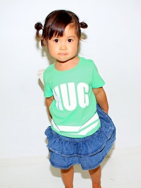「sandals」｜ANAP KIDS Officialさん（キッズ・110cm）の夏コーディネート