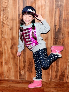 「halloween」｜ANAP KIDS Officialさん（キッズ・110cm）の秋コーディネート