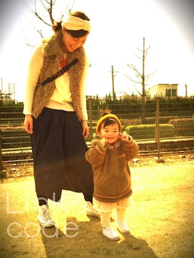 fuuさん（キッズ・90cm）の冬コーディネート