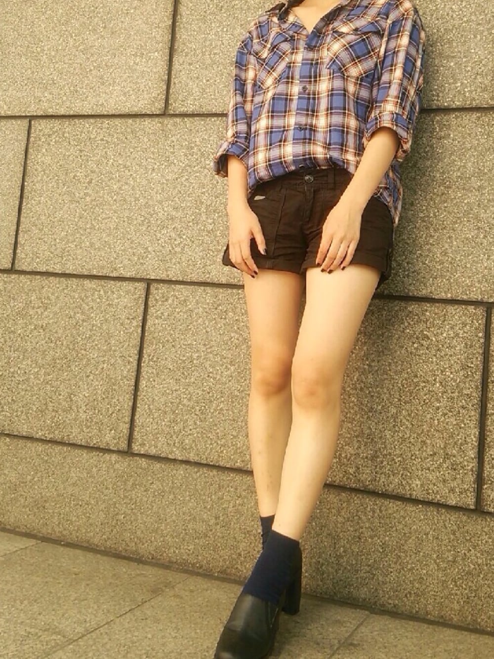「SLY、moussy、AZUL by moussy」｜「MOUSSYのアイテム（その他シューズ、ブラック系）」を使った、m’さん（レディース・163cm）の秋コーディネートの1枚目の写真
