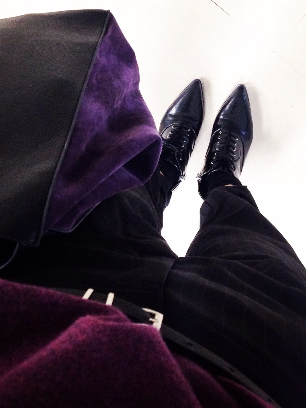「moussy、FIG&VIPER、GU、GAP」｜「MOUSSYのアイテム（ブーツ、ブラック系）」を使った、m’さん（レディース・163cm）の秋コーディネートの1枚目の写真