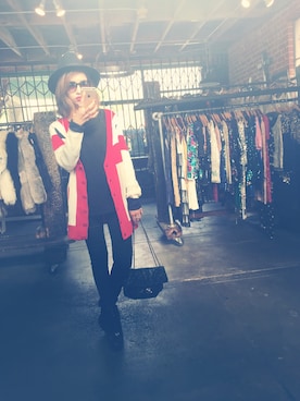 「rag & bone（ラグアンドボーン）のアイテム（パンツ）」を使った、Akaneさん（レディース・163cm）の冬コーディネート