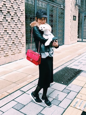 Akaneさん（レディース・163cm）の冬コーディネート