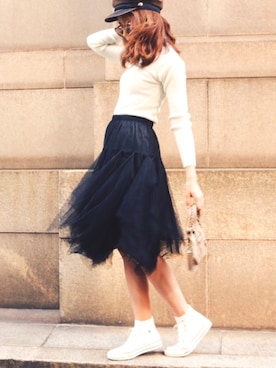 Akaneさん（レディース・163cm）の春コーディネート