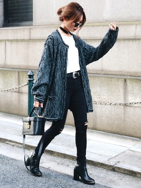 Akaneさん（レディース・163cm）の秋コーディネート