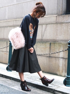 Akaneさん（レディース・163cm）の秋コーディネート