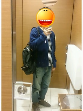 「Simva（シンバ）のアイテム」を使った、しょうさん（メンズ・168cm）の冬コーディネート