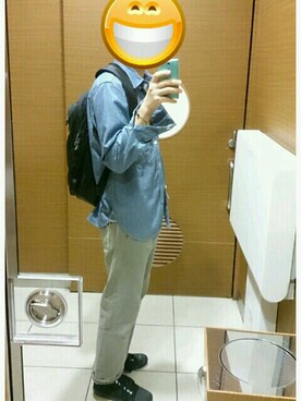 「Simva（シンバ）のアイテム」を使った、しょうさん（メンズ・168cm）の春コーディネート