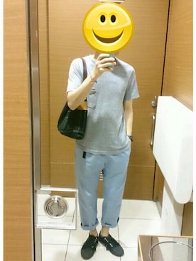 「Simva（シンバ）のアイテム」を使った、しょうさん（メンズ・168cm）の夏コーディネート