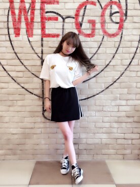 Wego ラインラップスカパンを使ったショップスタッフの人気ファッションコーディネート Wear