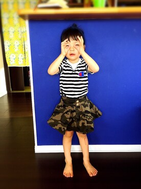 「しまむらコーデ」｜shinoさん（キッズ・90cm）の春コーディネート