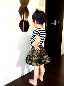 「しまむらコーデ」｜shinoさん（キッズ・90cm）の春コーディネート