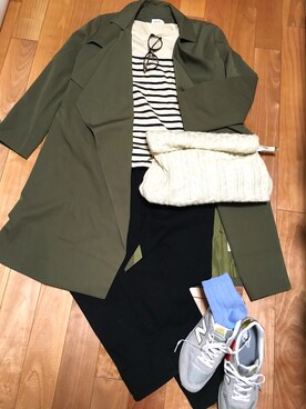 misakiさん（レディース・155cm）の冬コーディネート